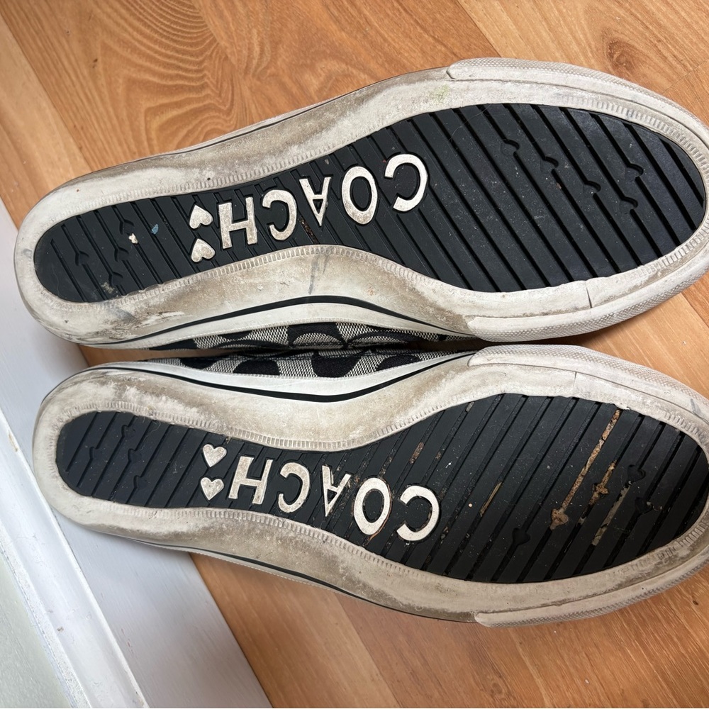 Coach Bev Monogram Signature Logo Slip On Sneakers - Picture 10 of 14